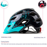 1 x RAW Customer Returns SIFVO bicycle helmet for children boys and girls 50-57cm, children s bicycle helmet with removable visor, children s helmet, multisport helmet, children, safe and comfortable, 5-14 years - RRP €37.99