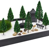 1 x RAW Customer Returns 24 pieces model building trees, model railway landscape, train trees plastic model trees, mixed trees model building, for DIY landscape garden decoration, model landscape, 7.5CM-9.5CM - RRP €13.12