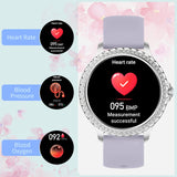 1 x RAW Customer Returns Fitonme Smartwatch Women with Telephone Function, 1.32 Inch Fitness Watch Women Round with Heart Rate Monitor Sports Modes SpO2 Sleep Monitor Waterproof Pedometer Watch Women Sports Watch Tracker for Android iOS  - RRP €45.91