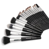 2 x Brand New Make up brushes MAANGE 18 pieces professional brush set makeup brush set gift set for foundation blush eye shadow make up brush set, wooden handle - RRP €50.82