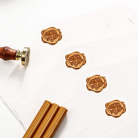 1 x RAW Customer Returns 11 mm 15 Pieces Glue Gun Sealing Wax Sticks for Retro Vintage Wax Seal and Letter Coffee Gold  - RRP €15.64