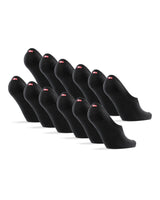 1 x RAW Customer Returns DANISH ENDURANCE Short and Invisible Socks for Men and Women Black, EU 35-38  - RRP €28.95