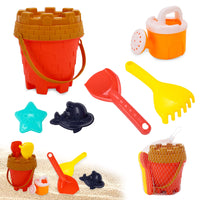 3 x Brand New Sand toy set for children, 6 pieces beach toys boy girl sandpit toy set with watering can, bucket, shovel, sand molds - RRP €57.6