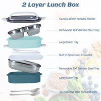 1 x RAW Customer Returns UHAPEER lunch box for adults, food box with bag, lunch box for children with 3 compartments, portable leak-proof lunch box, microwave-safe bento box for work, school, picnic, travel - RRP €25.2