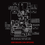 1 x RAW Customer Returns BIGTREETECH EBB SB2209 CAN RP2040 for Voron StealthBurner 3D Printer Parts Hotend Klipper Canbus Extruder HeadTool Max31865 Adapter Board - RRP €55.45