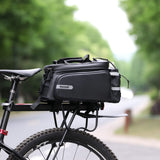 1 x RAW Customer Returns WILDKEN Bicycle Rear Rack Bag, 11L-30L Bike Luggage Bag Waterproof Bicycle Bag Bike Rear Rack Bag, Multifunctional Reflective Travel Bag - RRP €59.99