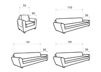 1 x RAW Customer Returns Textilhome - Malu Sofa Cover, 2 Seater, Reversible Quilted Sofa Protector. Color C 2 - RRP €30.13