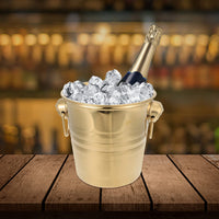 1 x Brand New Bar ICE Bucket Beer 5L Wine ICE Tub Golden Wine Bottle Cooling Chiller Bathtub Bucket Party ICE Container - RRP €33.85