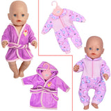 1 x RAW Customer Returns ebuddy 10 Sets Doll Clothes Outfits for 14 to 16 inch Newborn Baby Dolls and for 18 inch American Girl - RRP €35.99