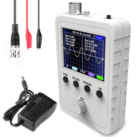 1 x RAW Customer Returns Quimat 2.4 TFT Digital Oscilloscope Kit with Soldered Clip BNC Cable, SMD Open Source Probe and Housing Ready Machine Assembled  - RRP €41.8