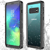 1 x RAW Customer Returns AICase Waterproof Case for Samsung Galaxy S10, IP68 Certified 360 Waterproof Shockproof Dustproof Snowproof Case for Samsung Galaxy S10 Galaxy S10  - RRP €18.99