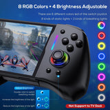 1 x RAW Customer Returns FASTSNAIL Wireless Switch Controller Compatible with Nintendo Switch OLED, Pro Controller for Switch, Grip Holder with 8 RGB Colors for Switch, Adjustable Turbo, Dual Motor Vibration - RRP €44.99