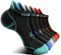 1 x RAW Customer Returns KEMISANT Men s Short Socks 6 Pairs, Men s Short Sports Socks Breathable Ankle Socks, Moisture Wicking, 6 Pairs-Black2502, 43-45 EU - RRP €16.72