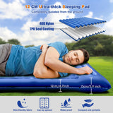 1 x RAW Customer Returns VUENICEE Self-Inflating Sleeping Pad, 12CM Thickened Camping Mattress with Foot Press Pump, Waterproof Ultralight Self Inflatable Mattress for Hiking, Camping, Desert, Beach etc. - RRP €36.99