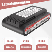 1 x RAW Customer Returns KUNLUN 21.6V 3500mAh Li-Ion replacement battery compatible with Samsung Jet 90 Jet 75 series cordless hand vacuum cleaner Jet 75 90 Complete Pet Extra Complete Elite Samsung replaceable 21.9V Li-Ion battery - RRP €78.98