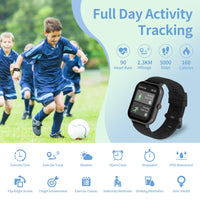 1 x RAW Customer Returns JUBUNRER Smartwatch Kids Boys Girls Children s Watch Heart Rate Sleep Pedometer Alarm Clock Sport Game IP68 Waterproof Fitness Tracker Fitness Watch Children Watch Smart Watch Kids for Teenager Gifts - RRP €37.99