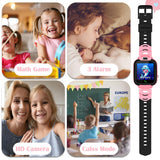 1 x RAW Customer Returns Kesasohe Children s GPS Watch, Child Smart Watch with Two-Way Call SOS Camera Alarm Clock Game Waterproof IP68 Touch Screen, Children s Phone Watch Birthday Gifts for Boys and Girls - RRP €36.36