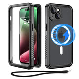 1 x RAW Customer Returns Beeasy for iPhone 15 Case Waterproof for MagSafe, 360 Degree Outdoor Protective Case with Screen Protector, IP68 Waterproof Cell Phone Case Dustproof Shockproof Armored Case for iPhone 15 Case 6.1 - Black - RRP €26.74