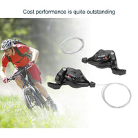 1 x RAW Customer Returns 1 Pair Bicycle Shifters 3X7 8 9-Speed Bicycle Gear Shifter Left Right Bicycle Derailleur for Outdoor Cycling MTB Mountain Bike 3 7 Speed  - RRP €21.5