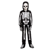 1 x RAW Customer Returns Spooktacular Creations Fierce 3D Skeleton Costume Set for Kids Halloween Dress Up, Role-Play, Carnival Cosplay Medium 8-10 yrs  - RRP €28.99