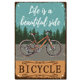 1 x Brand New CREATCABIN Bicycle Metal Tin Sign Vintage Sign Wall Decor Retro Painting Poster Plaque Iron Sign Art Mural Hanging For Home Kitchen Bar Restaurant Room Cafe Halloween Christmas Decor Gift 30x20cm - RRP €19.2