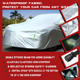 1 x RAW Customer Returns BEXITA Car Cover SUV Waterproof Car Cover Car Cover Winter Ourdoor for SUV Outdoor Indoor - Rain, Snow, Hail, Sun, UV Protection Universal Fit for SUV Length up to 445cm  - RRP €39.98