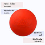 1 x RAW Customer Returns PROTONE - Lacrosse ball massage ball for trigger point massage Crossfit physiotherapy orange  - RRP €8.99