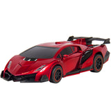 1 x RAW Customer Returns Modbrix 31 cm transforming robot RC robot transforms into a remote controlled car - RRP €39.04