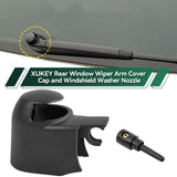 1 x RAW Customer Returns XUKEY rear window wiper arm cover cap windscreen washer nozzle 6Q6955435D 3B9955985A, 2 pieces windscreen wiper nozzle windscreen wiper arm cap for VW Passat Touran Polo Tiguan Golf Caddy Skoda - RRP €24.0