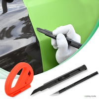 1 x RAW Customer Returns FOSHIO Car Vinyl Tool Kit Car Foil Squeegee Set for Tint Film Car Wrap, Spray Bottle and Cleaning Cloth, Scraper, Felt Squeegee, Squeegee, Cutter Knife, Silicone Window Squeegee - RRP €25.58