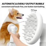 9 x Brand New uahpet Dog Bath Brush, Automatic Foaming Dog Shampoo Brush, Dog Bath Brush with Soap Dispenser, Portable Bubble Brush for Bathing Dogs, Wireless Pet Bath Brush Scrubber for Dogs Cats - RRP €546.66