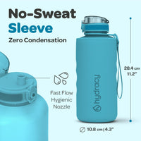 1 x RAW Customer Returns Hydracy Drinking Bottle with Fruit Insert - 2L Water Bottle - BPA-Free Drinking Bottle with Time Marking Leak-Proof Sports Bottle - Condensation-Free for Sports and Outdoor - RRP €27.97