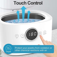 1 x RAW Customer Returns Ultrasonic Cleaner 750ML Professional Ultrasonic Cleaner, Ultrasonic Washer 50W 46000Hz With Digital Display and Degassing, for Jewelry Glasses Watches Rings Necklaces - RRP €44.05