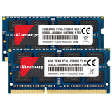 1 x RAW Customer Returns Kuesuny 16GB Kit 2x8GB DDR3L 1600MHz SODIMM RAM 16GB DDR3 PC3 PC3L-12800S 1.5V 1.35V CL11 204Pin 2RX8 Dual Rank Non-ECC Memory DDR3L RAM PC3 Sodimm for Notebook Laptop Upgrade - RRP €24.18