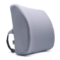 1 x RAW Customer Returns Valuetom Premium Memory Foam Lumbar Pillow 3D Mesh Lumbar Support Cushion, Back Support for Car, Office and Home Gray  - RRP €24.99