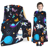 3 x Brand New Soft Warm Blanket, Space Children s Blanket, Flannel Space Astronaut Blanket for Toddler Birthday Gift Sofa Sofa Decoration 130 x 150cm... - RRP €61.2