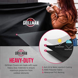 1 x RAW Customer Returns Grillman Grill Cover Gas Grill Grill Cover Rainproof BBQ Cover Cover Protective Cover Dustproof Grill Tarpaulin Grill Protection 163 x 61 x 122cm - Brown - RRP €32.24