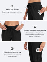 1 x RAW Customer Returns JINSHI jogging bottoms women s cargo warm microfleece running training trousers winter sweatpants high waist leisure outdoor trousers with large pockets black XL - RRP €35.28