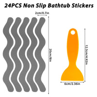 1 x Brand New Xerteam Non-Slip Bathtub Stickers - RRP €20.4