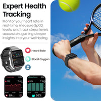 1 x RAW Customer Returns TOZO S4 AcuFit One Smartwatch Women Men Bluetooth Call Fitness Watch with 1.78 Touchscreen Heart Rate Sleep Monitoring IP68 Waterproof Workout for iOS and Android - Black - RRP €63.98