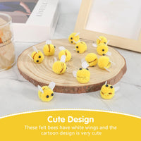 2 x RAW Customer Returns BELIHOME 50 pieces bee felting mini, bee craft decoration wool felt bee craft decoration, mini bee decoration mini bee craft decoration bee decoration for home decoration - RRP €60.0