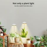 1 x Brand New Sondiko Plant Lamp with Flower Pots, Full Spectrum LED Plant Lamps for Indoor Plants, Height Adjustable Plant Light with 3 6 12 Hour Timer, Ideal for Small Plants 2PCS  - RRP €29.99