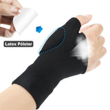 1 x RAW Customer Returns 2 Pairs Gel Hand Wrist Support Thumb Injury Pads Breathable Carpal Tunnel Support Gloves for Relieving Compression Gloves Sprain Stress Brace Black  - RRP €15.11