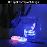 1 x RAW Customer Returns DAZZTIME LED Pool Lamp, 4 Pieces IP68 LED Pool Lamp with Remote Control, Floating Pool Light, RGB Color Changing Mood Ball Light, for Swimming Pool, Gift for Kids - RRP €20.99