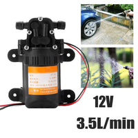 1 x RAW Customer Returns Diaphragm Pump, High Quality Plastic Mini Diaphragm Water Pump 12V 0.48MPA 3.5L Min for Car Washing Watering RV Caravan Boat RV Garden - RRP €24.0