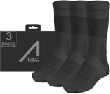 1 x RAW Customer Returns ACE Jackal Socks - 3 Pairs of Tactical Stockings with Merino Wool Anti-Blister Padding - Hiking Trekking - Black - 44.5-46 - RRP €20.16