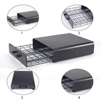 1 x RAW Customer Returns SYSYLY Capsule Holder Drawers for Capsules Compatible for Tassimo, Coffee Capsule Holder Storage Drawer Coffee Capsule Storage Compartment and Machine Stand 2-in-1 for Tassimo Machine - RRP €39.99