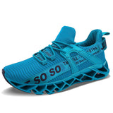 1 x Brand New JSLEAP Sneakers for Men Sports Shoes Running Shoes Breathable Lightweight Sneakers 2 Sky Blue - RRP €22.08