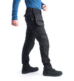 1 x RAW Customer Returns Bitco- SAUER -Stretch Black Work Trousers Men Water and oil repellent knee pad pockets Reinforced with CORDURA  - RRP €79.9