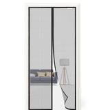 1 x RAW Customer Returns Magnetic Fly Screen Door 90x210cm, Latest Models, Balcony Fly Screen Without Drilling, Suitable for French Windows. Black - RRP €21.01